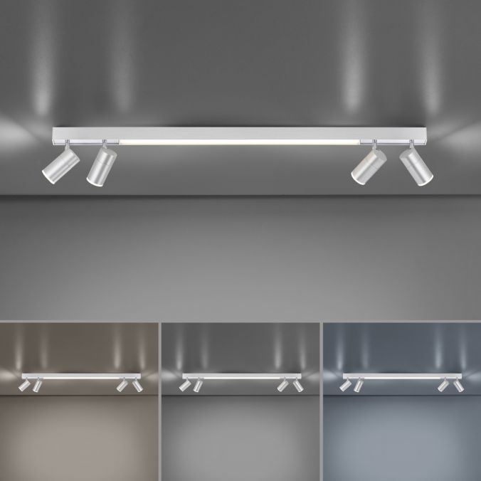 Paul Neuhaus Paul Neuhaus PURE LINES SPOT LED Strahler aluminium dimmbar drehbar CCT JETZT KAUFEN