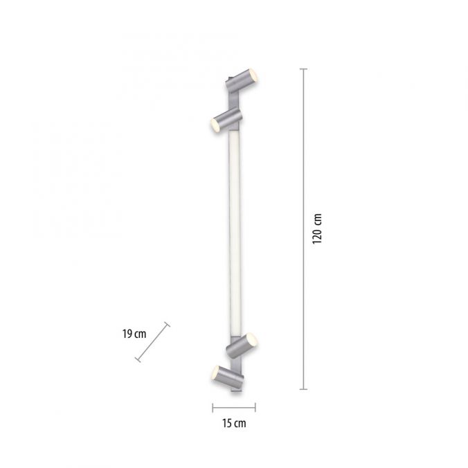 Paul Neuhaus Paul Neuhaus PURE LINES SPOT LED Strahler aluminium dimmbar drehbar CCT JETZT KAUFEN