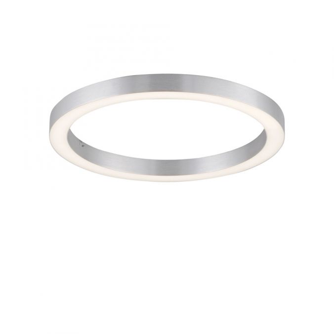 Paul Neuhaus Paul Neuhaus LED Deckenleuchte PURE-LINES ROUND aluminium 50x50 CCT Fernbedienung