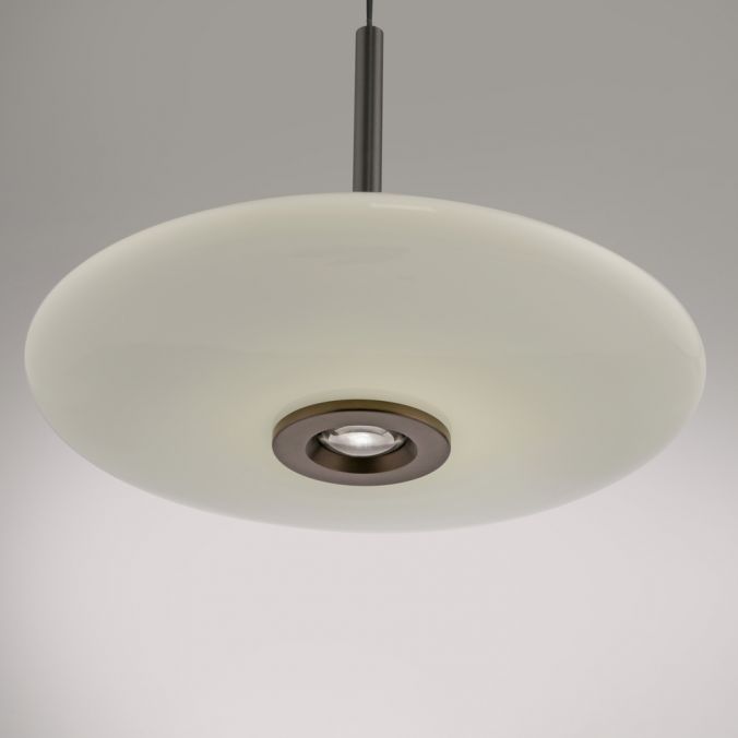Paul Neuhaus Paul Neuhaus Pendelleuchte PURE Vitrum e-LIFT dunkel-braun-metall Fabrikladen