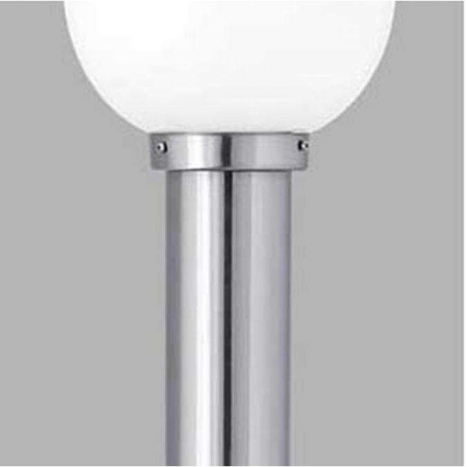 Paul Neuhaus Wegeleuchte, Kugelform, silber, 110cm Höhe, Opal, E27, Gartenleuchte Flash Sale