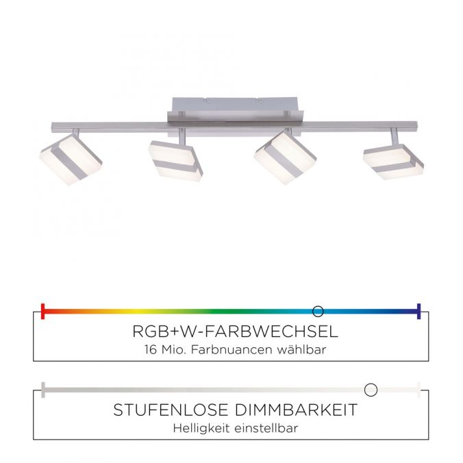 Paul Neuhaus LED Deckenleuchte, Balkenstrahler Smart Home fähig, RGBW Online Outlet