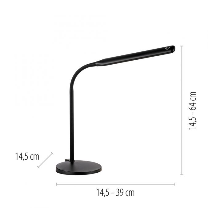 Paul Neuhaus LED Tischleuchte schwarz dimmbar per Touch CCT Schreibtischlampe Zeitlich begrenztes Angebot