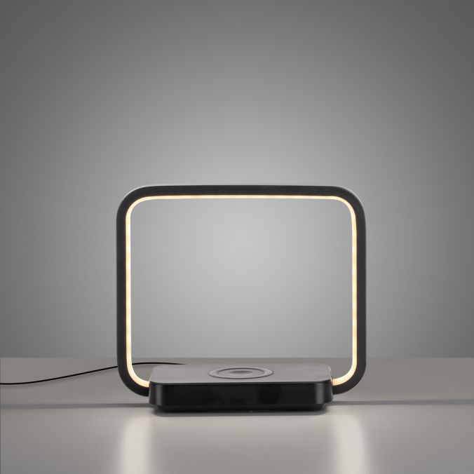 Paul Neuhaus LED Tischleuchte schwarz Handy Ladefunktion Touchschalter dimmbar Blitzangebot