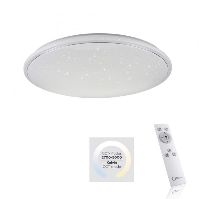 Paul Neuhaus LED Deckenleuchte Ø80cm rund Sternenhimmel Farbwechsel CCT Memoryfunktion