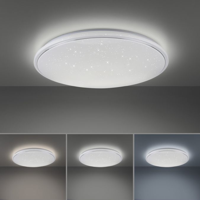 Paul Neuhaus LED Deckenleuchte Ø80cm rund Sternenhimmel Farbwechsel CCT Memoryfunktion Große Rabatte