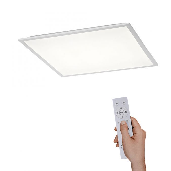 Paul Neuhaus LED-Panel, weiß, 62x62cm, Backlight, dimmbar, Farbsteuerung