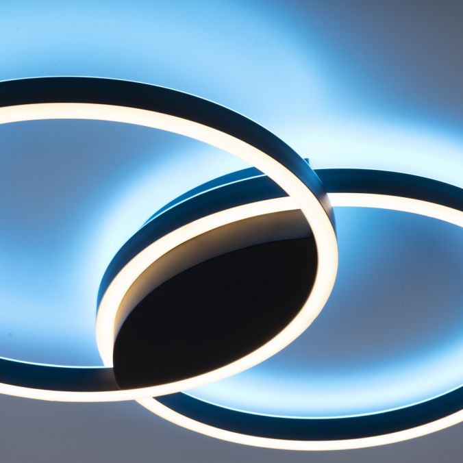 Paul Neuhaus Paul-Neuhaus Q-MARKO LED Deckenleuchte Smart Home schwarz rund Deckenlampe JETZT KAUFEN
