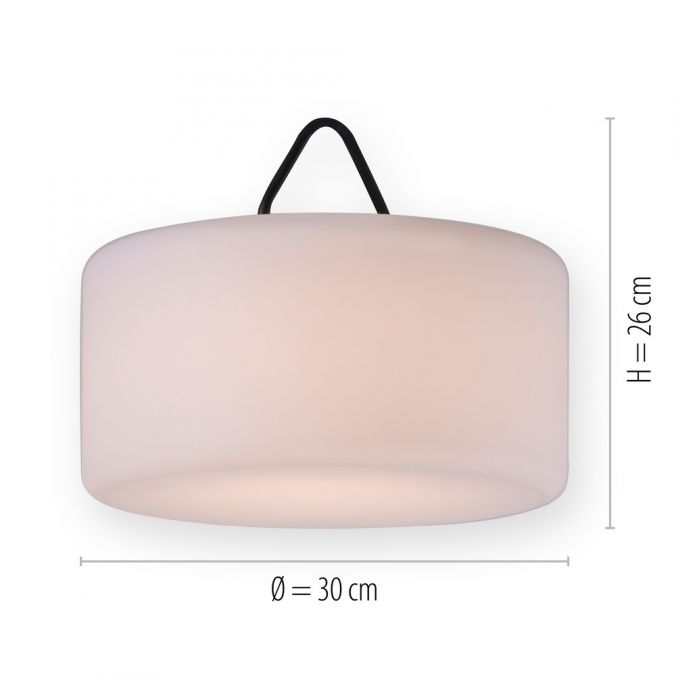 Paul Neuhaus LED-Pendelleuchte, IP44, Akkuleuchte, RGB+W, Tastschalter, inkl. USB-Kabel Letzter Tag