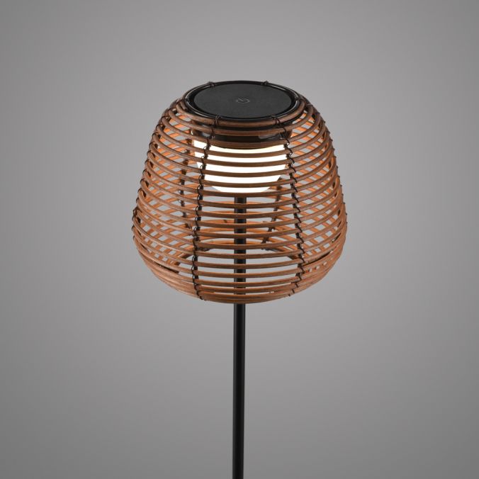 Paul Neuhaus LED Stehleuchte schwarz Akku spritzwasserschutz USB Touchdimmer Zeitbegrenzte Promotion