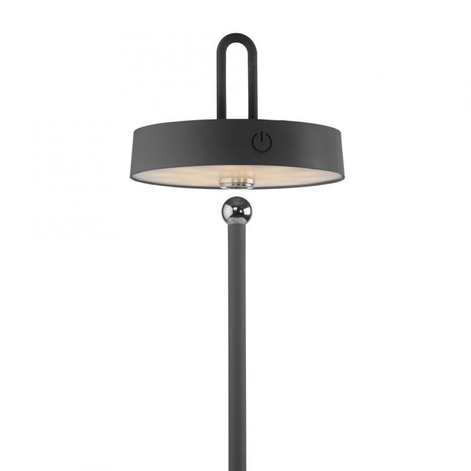 Paul Neuhaus LED Tischlampe schwarz Akku Touchdimmer spritzwassergeschützt USB Bis zu 50% Rabatt
