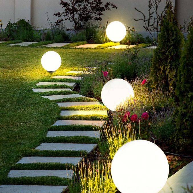 Paul Neuhaus Kugelleuchten, 2er Set, Ø 50cm, 5m Zuleitung, IP 44, Gartenbeleuchtung Bis zu 60% Rabatt