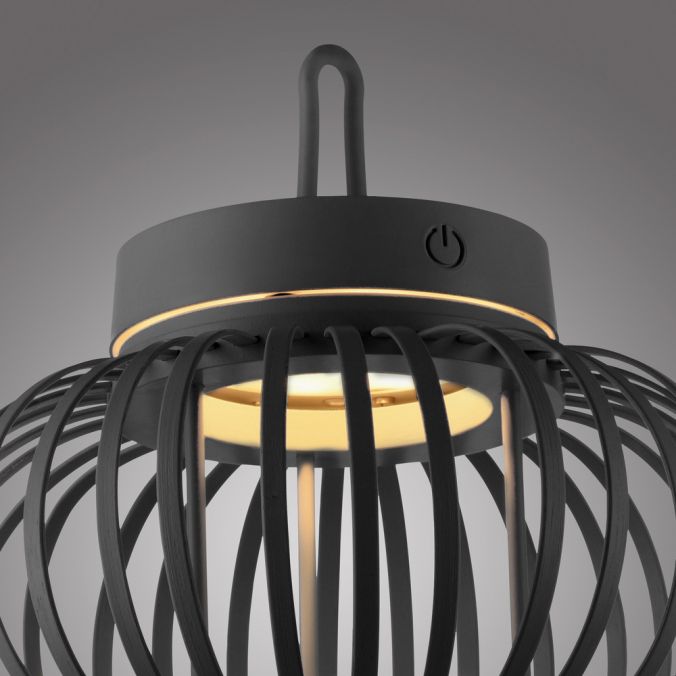 Paul Neuhaus LED Tischleuchte D=25cm schwarz Akkulampe USB IP44 dimmbar per Touch Bis zu 65% Rabatt