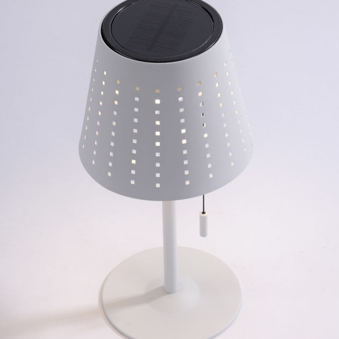 Paul Neuhaus LED Tischleuchte, weiss, dimmbar, solarbetrieben, modern, kabellos Vierteljährliche Förderung