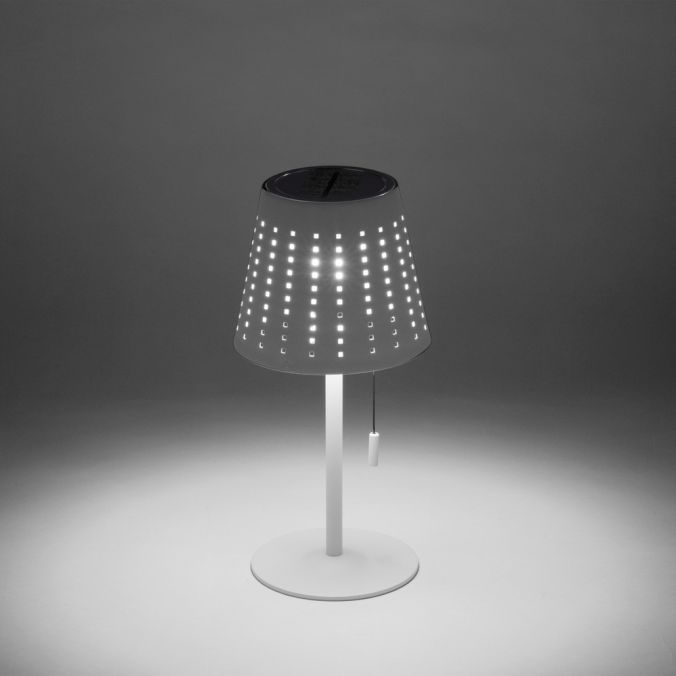 Paul Neuhaus LED Tischleuchte, weiss, dimmbar, solarbetrieben, modern, kabellos Vierteljährliche Förderung