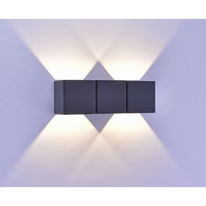 Paul Neuhaus LED-Außenwandleuchte, anthrazit, warmweiß, spritzwassergeschützt, modern Super Rabatt