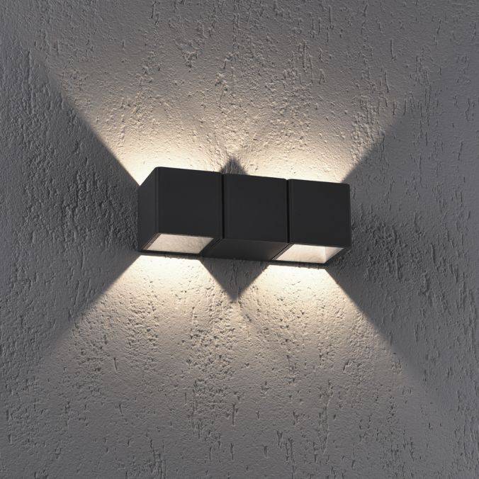 Paul Neuhaus LED-Außenwandleuchte, anthrazit, warmweiß, spritzwassergeschützt, modern Super Rabatt