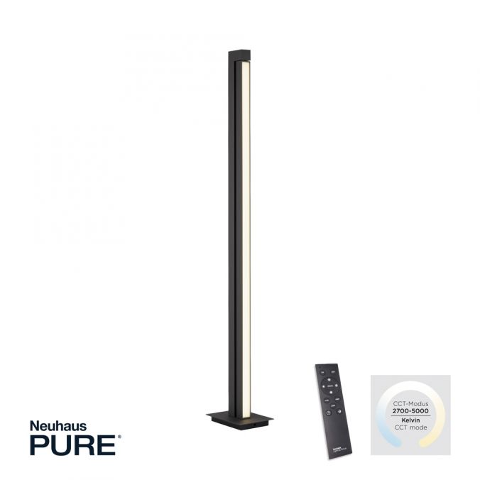 Paul Neuhaus Paul Neuhaus PURE LINES FLOOR LED Stehleuchte anthrazit dimmbar drehbar Schalter