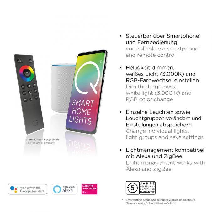 Paul Neuhaus Paul Neuhaus, Q-FISHEYE, LED-Pendelleuchte, silber, dimmbar, Smart Home 50% Rabatt für begrenzte Zeit