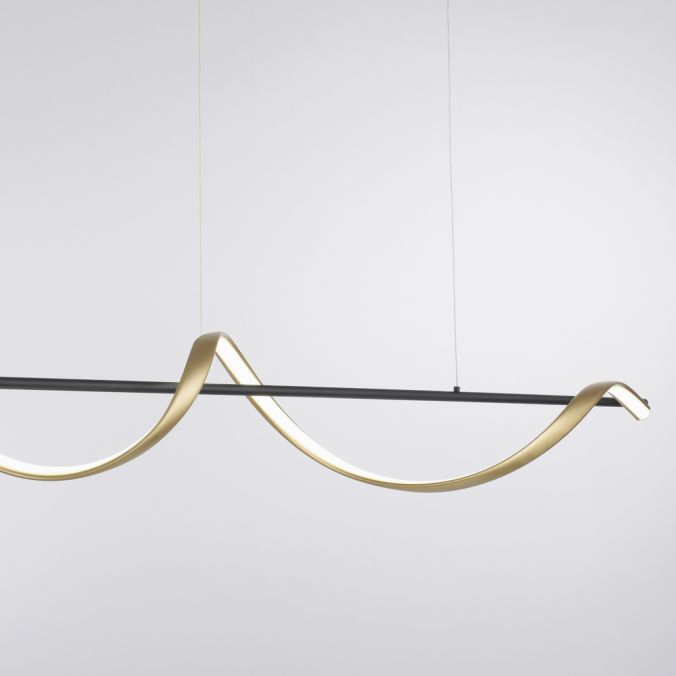 Paul Neuhaus Paul Neuhaus LED Pendelleuchte Q-SWING anthrazit messing matt Smart Home 2025