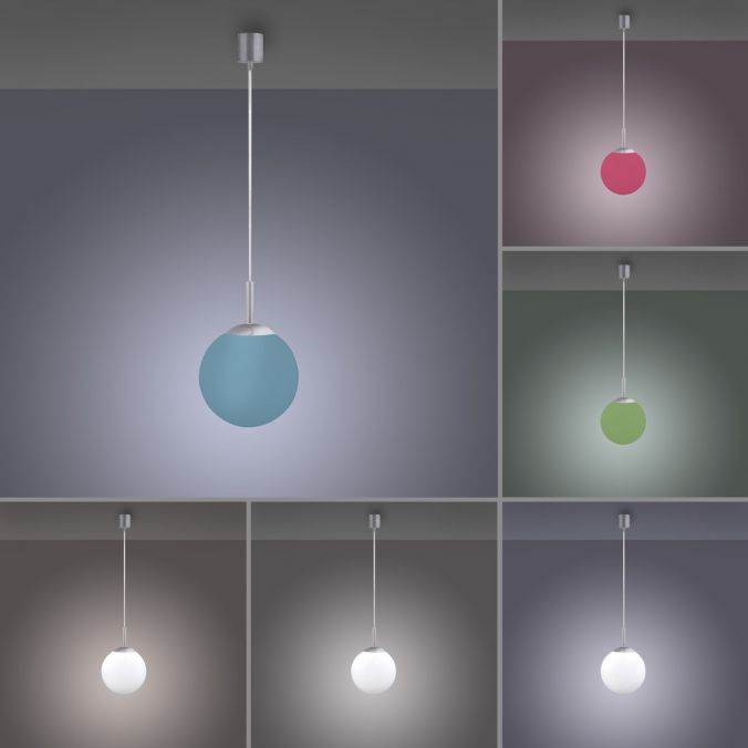 Paul Neuhaus LED Pendelleuchte Smarthome D=20 silber dimmbar App Fernbedienung Outlet