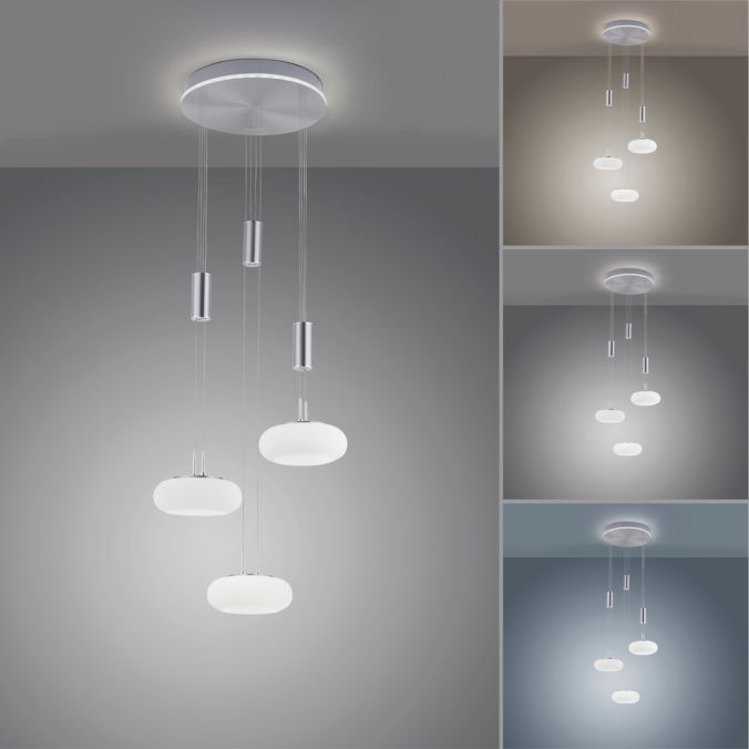 Paul Neuhaus Paul Neuhaus, Q-ETIENNE, LED Pendelleuchte stahl, Smart Home Angebote