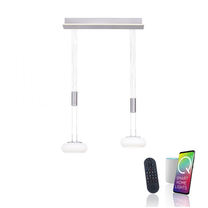 Paul Neuhaus Paul Neuhaus, Q-ETIENNE, LED Pendelleuchte stahl, Smart Home Hotsell