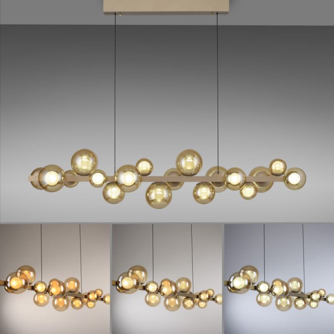 Paul Neuhaus Paul Neuhaus LED Pendelleuchte PURE E-Popup bronce höhenverstellbar Schlussverkauf