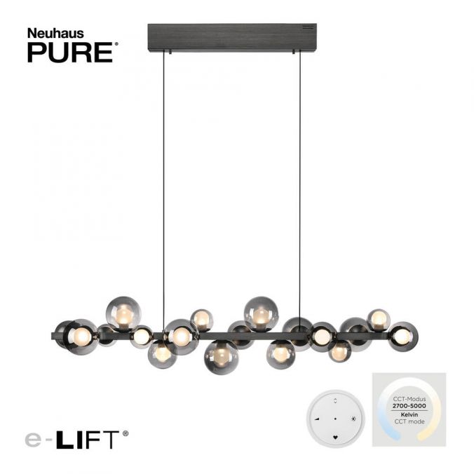 Paul Neuhaus Paul Neuhaus LED Pendelleuchte PURE E-Popup grau höhenverstellbar Günstiger Verkauf