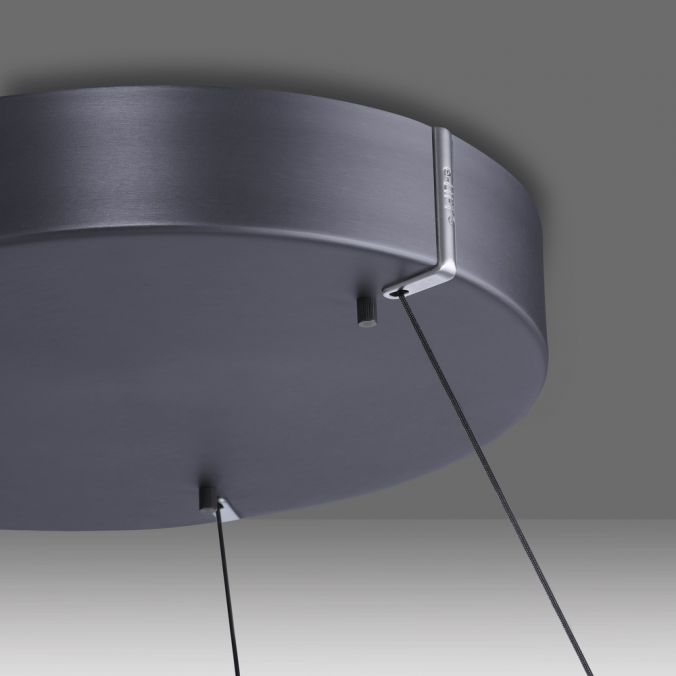 Paul Neuhaus Paul Neuhaus LED Pendelleuchte PURE E-Loop grau eloxiert e-LIFT Blitzverkäufe