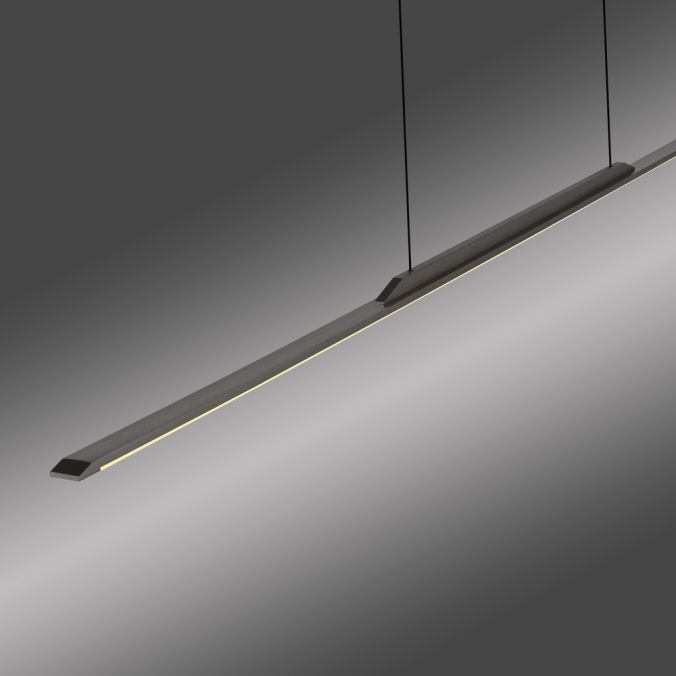 Paul Neuhaus Paul Neuhaus Pendelleuchte PURE Surface grau eloxiert 125x25 höhenverstellbar Fabrikpreis