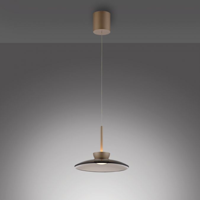 Paul Neuhaus Paul Neuhaus LED Pendelleuchte PURE Moon bronze höhenverstellbar Günstig kaufen