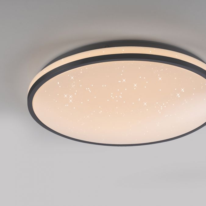 Paul Neuhaus LED Deckenleuchte Sternenhimmel schwarz dimmbar Switchmo Technologie Versandkostenfrei
