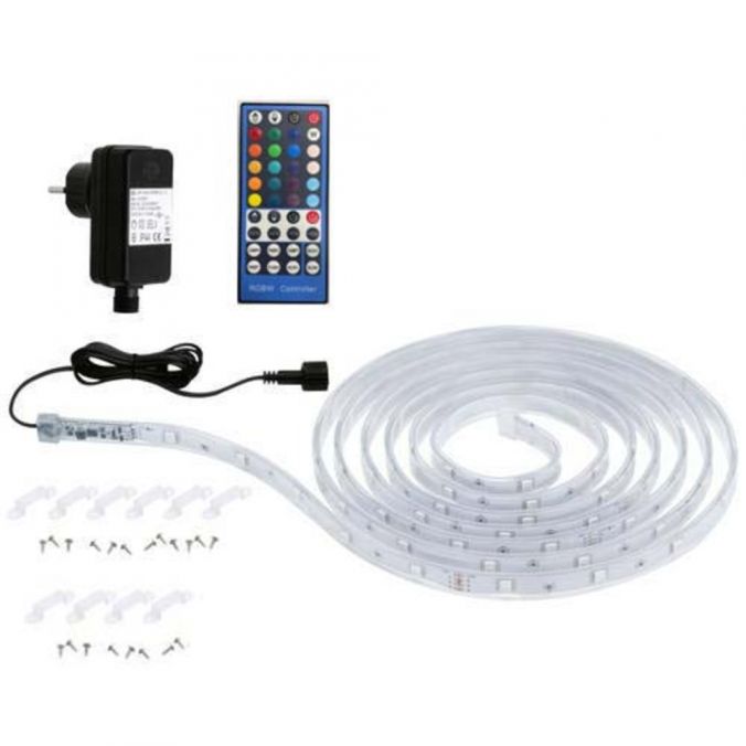 Paul Neuhaus LED Lichtstreifen mehrfarbig 5 Meter mit Fernbedienung dimmbar RGB Cyber Monday