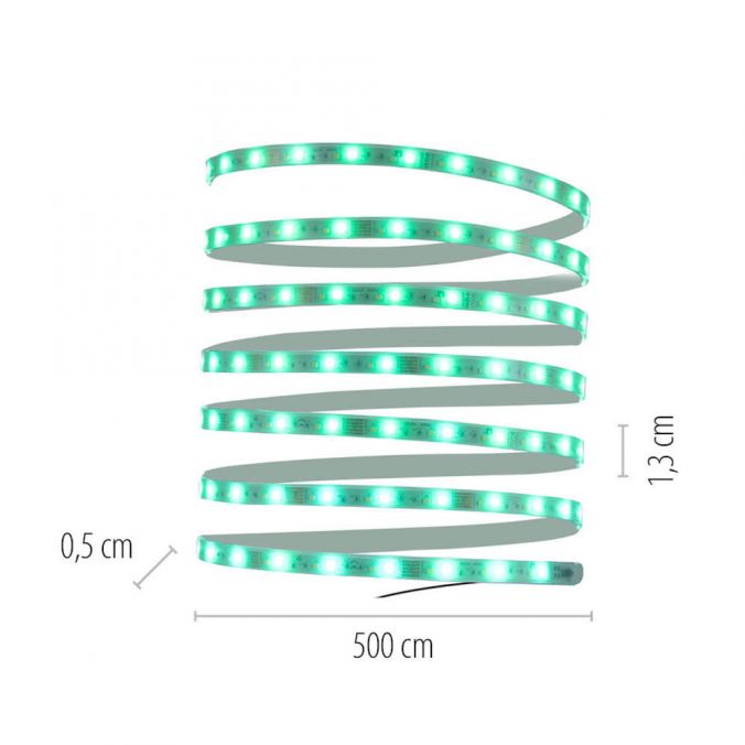 Paul Neuhaus LED Lichtstreifen mehrfarbig 5 Meter mit Fernbedienung dimmbar RGB Cyber Monday
