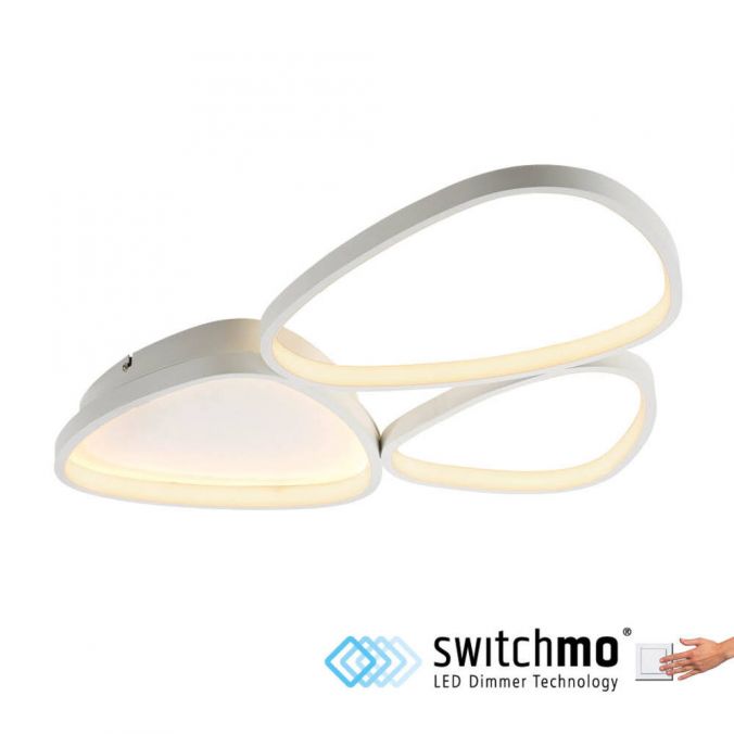 Paul Neuhaus LED Deckenleuchte 3 Stufen Dimmer weiß Memoryfunktion Schlafzimmer