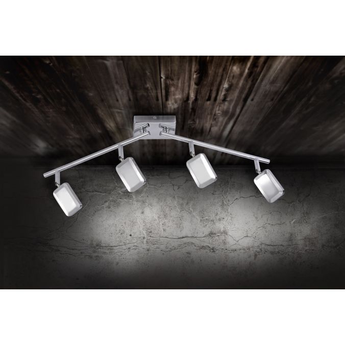 Paul Neuhaus LED-Deckenleuchte, chrom, warmweiße Lichtfarbe, energiesparend, modern Sonderangebote