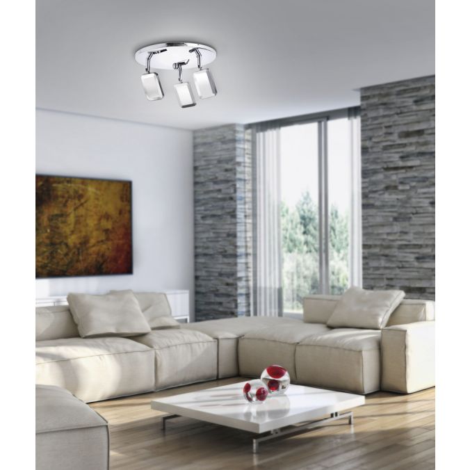 Paul Neuhaus LED-Deckenleuchte, Chrom, 3flammig, dreh und schwenkbar, Ø25cm Riesige Ersparnisse