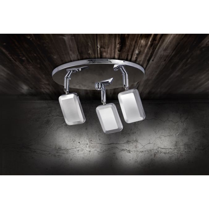 Paul Neuhaus LED-Deckenleuchte, Chrom, 3flammig, dreh und schwenkbar, Ø25cm Riesige Ersparnisse
