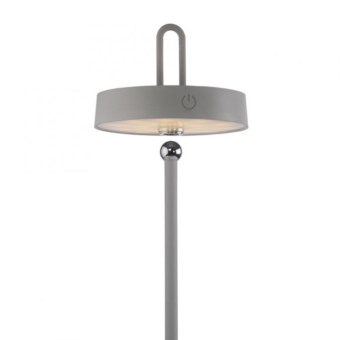 Paul Neuhaus LED Tischlampe greige Akku Touchdimmer spritzwassergeschützt USB Super Sparpreis