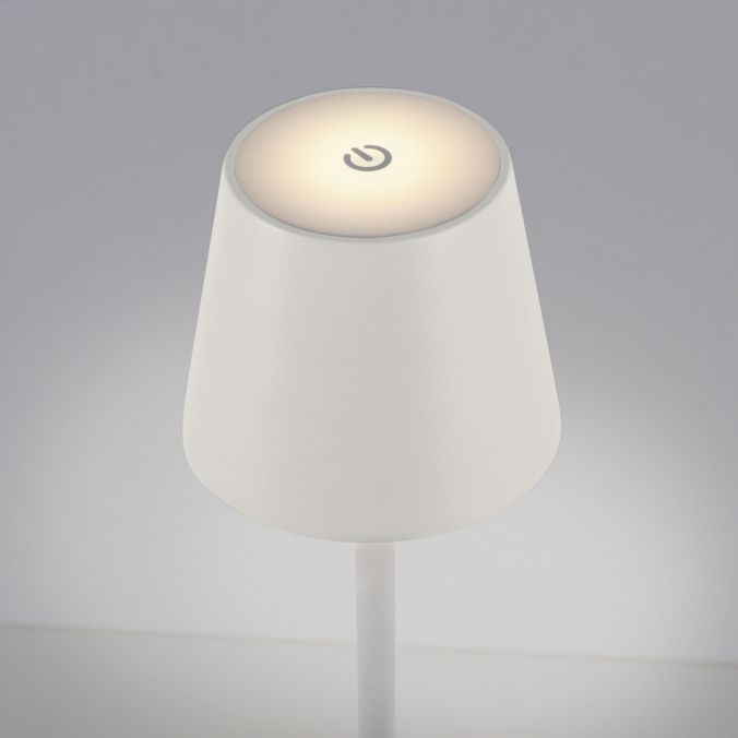 Paul Neuhaus LED Akkuleuchte weiß Steh- und Tischleuchte Touchdimmer IP54 Außenbereich Wochenangebot