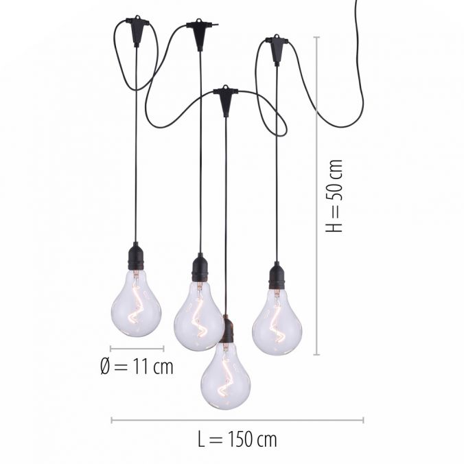 Paul Neuhaus LED Pendelleuchte, schwarz, spritzwassergeschützt, modern Letzte 2 Tage