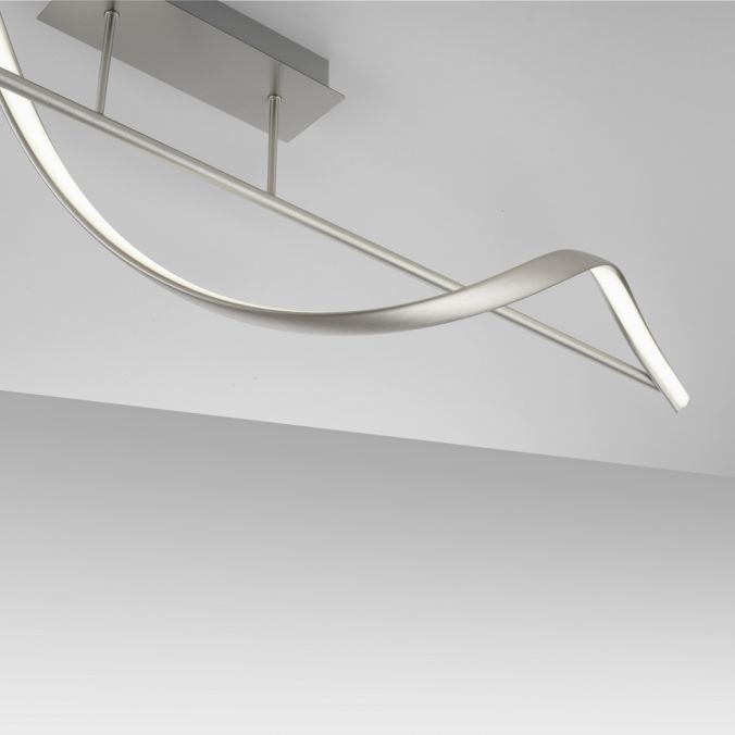 Paul Neuhaus Paul Neuhaus LED Deckenleuchte Q-SWING silber dimmbar Smar Home Vierteljährliche Förderung