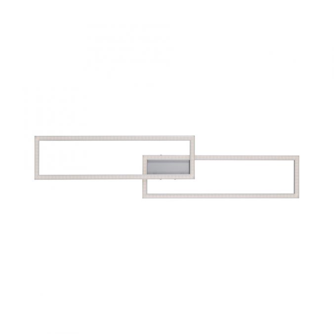 Paul Neuhaus LED Deckenleuchte stahlfarben und quadratisch, im Geometric Look Smart Home fähig Bis zu 55% Rabatt
