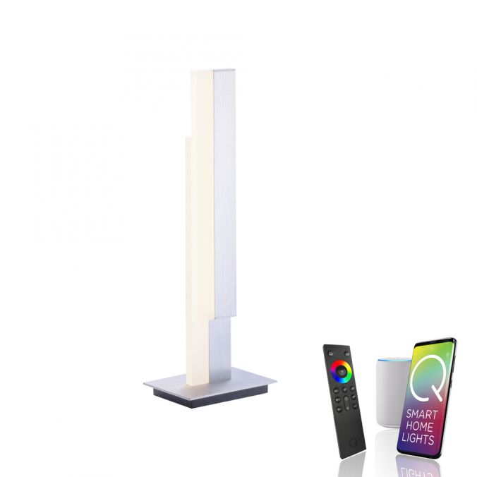Paul Neuhaus Paul Neuhaus, Q-TOWER, LED-Tischleuchte, modern, linear, Smart Home