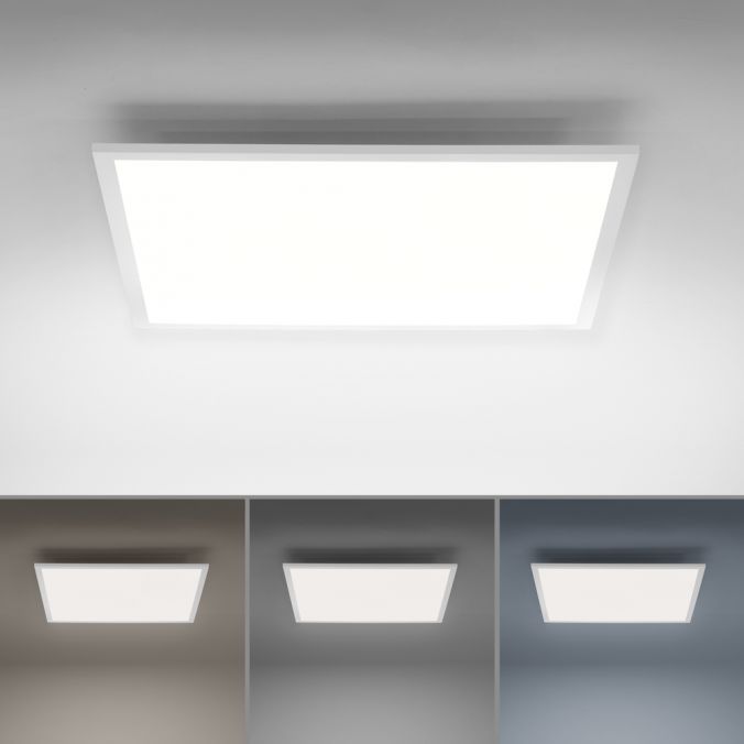 Paul Neuhaus LED-Panel, weiß, 62x62cm, CCT-Steuerung, dimmbar, flach, Deckenleuchte Rabatte dieses Monats