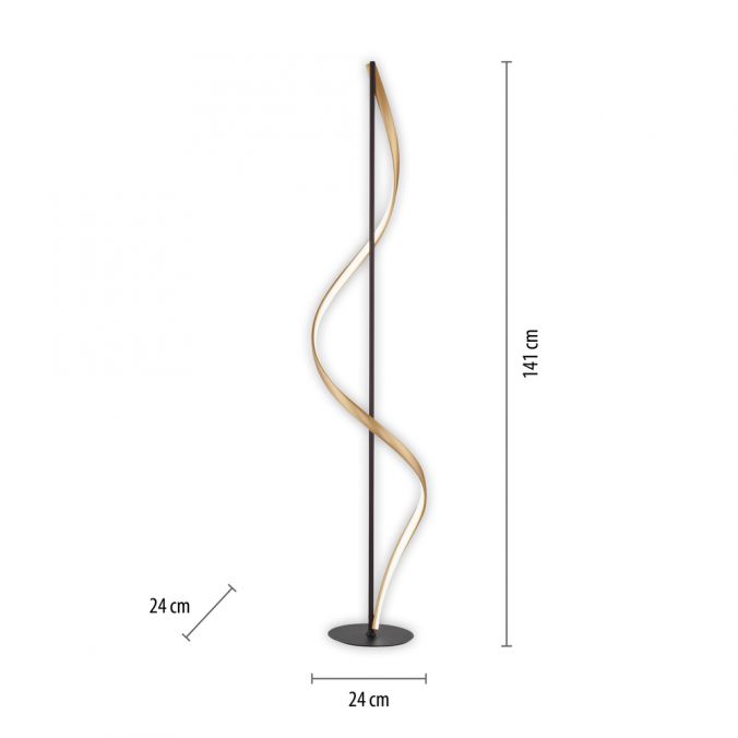 Paul Neuhaus Paul Neuhaus LED Stehleuchte Q-SWING anthrazit steuerbar Smart Home Schlussverkauf