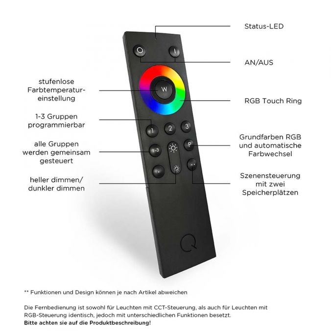 Paul Neuhaus Paul Neuhaus, Q-MIA, LED-Pendelleuchte, stahlfarbig, Smart Home, dimmbar Versandkostenfrei
