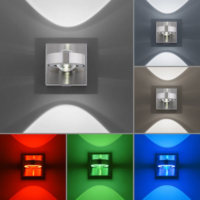 Paul Neuhaus Paul Neuhaus, Q-MIA, LED Wandleuchte, alufarbig, Smart Home Flash Sale