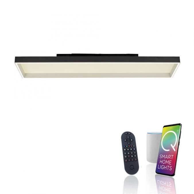 Paul Neuhaus Paul Neuhaus LED Deckenleuchte Q-MAGONG schwarz steuerbar Smarthome